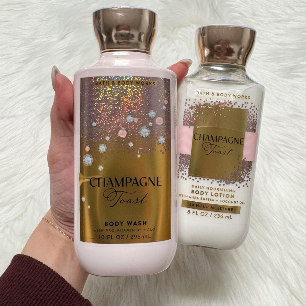 Bath & Body Works Champagne Toast Body Wash and Lotion - set of two - bundle NWT